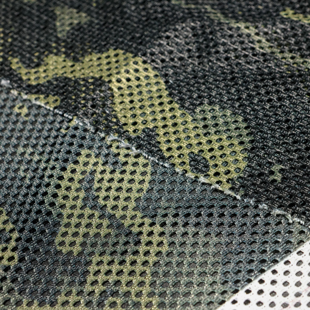 300D Multicam Black Mesh by the metre
