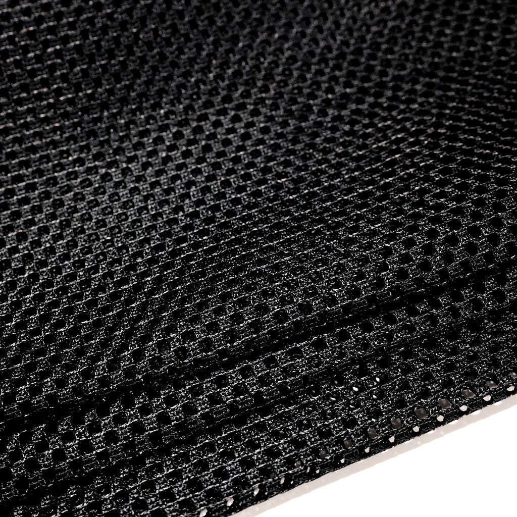 300D Plain Black Mesh by the metre
