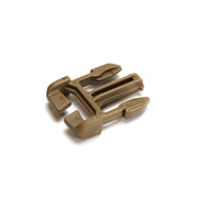 ITW GTSR Side Release Fixed Buckle 1" Male Split Bar Coyote Brown
