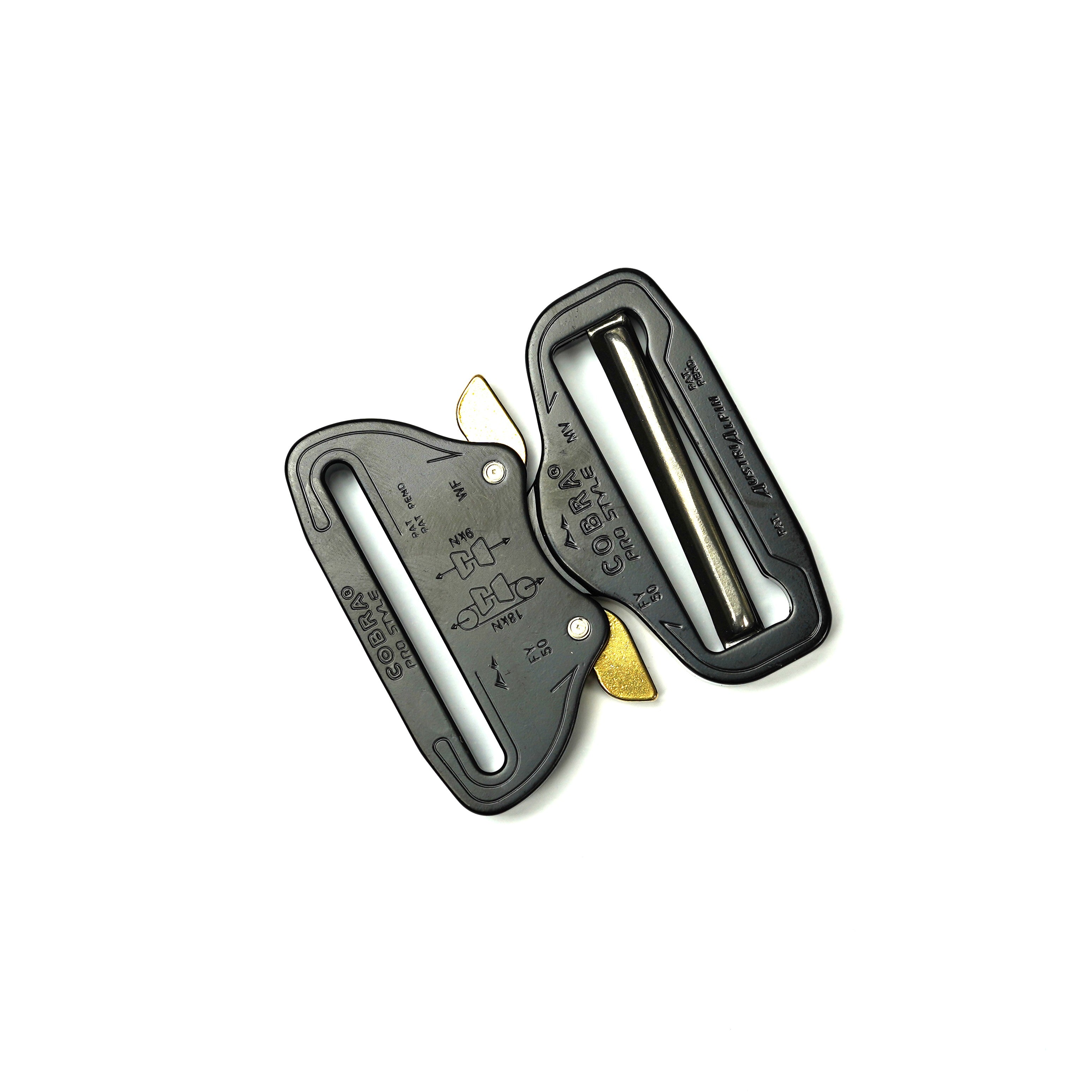 AustriAlpin COBRA 50mm / 2" Cobra Buckle Black XL Clips