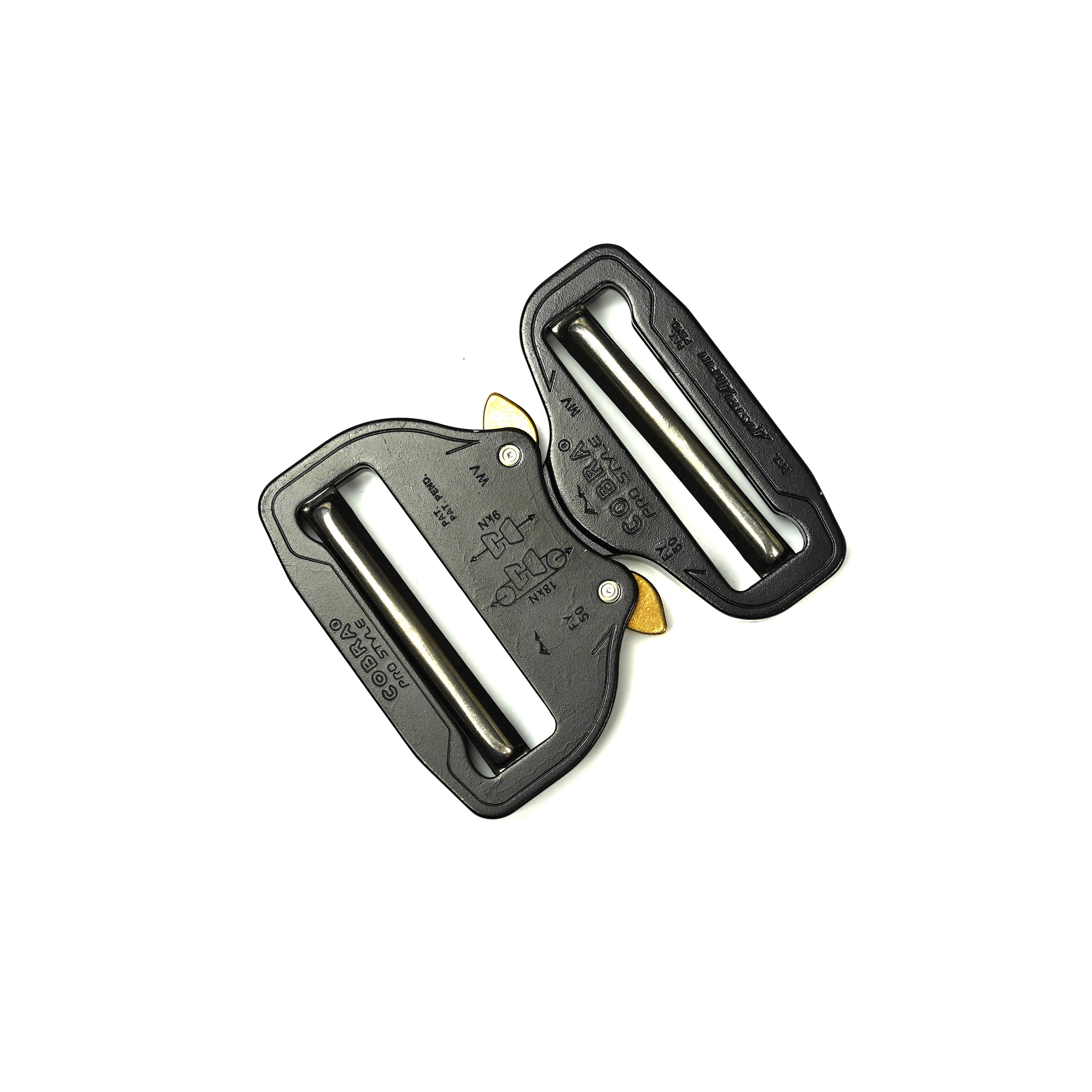 AustriAlpin COBRA 50mm / 2" Cobra Buckle Dual Adjustable Black XL Clips