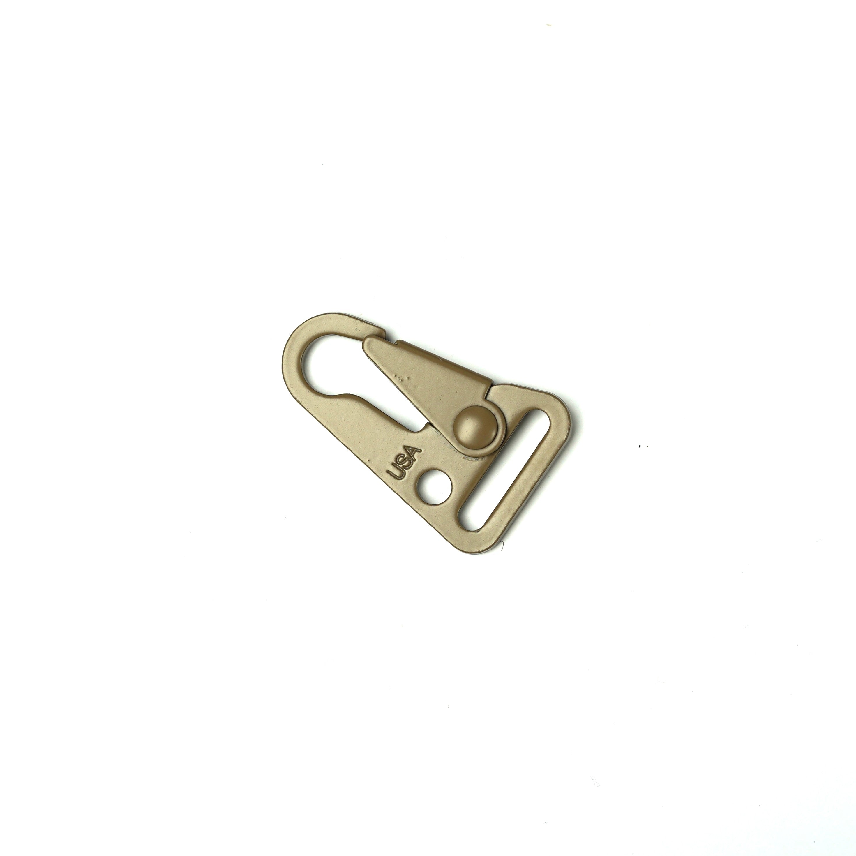 25mm Metal HK Clip / Snap Hook Coyote Brown