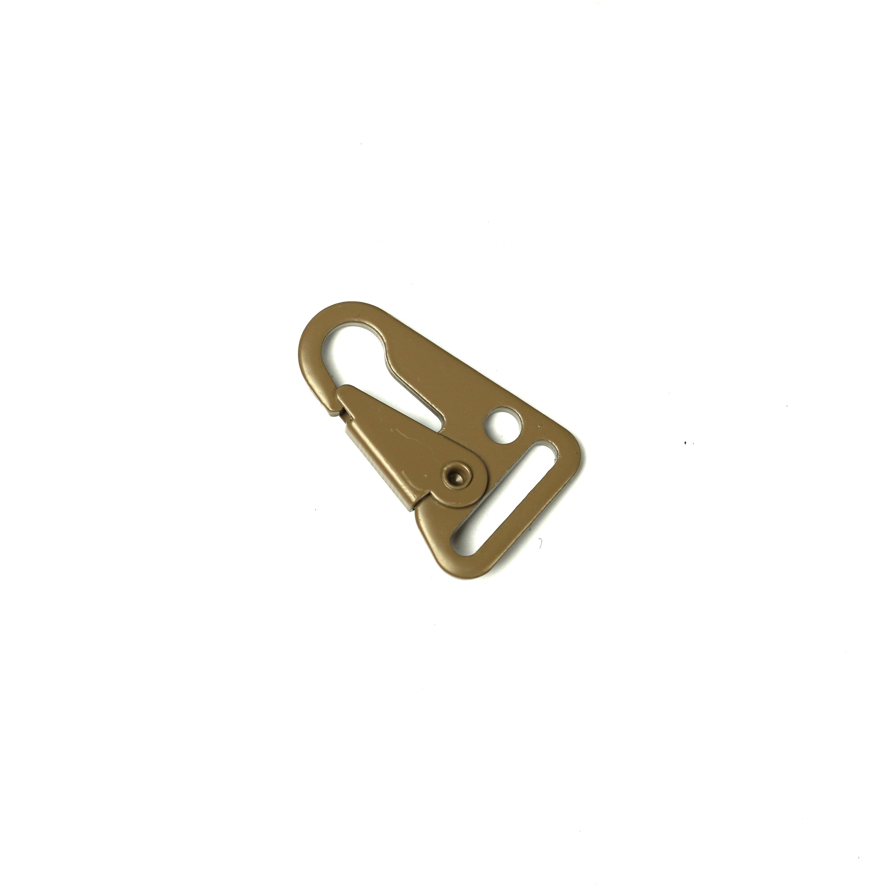 25mm Metal HK Clip / Snap Hook Coyote Brown