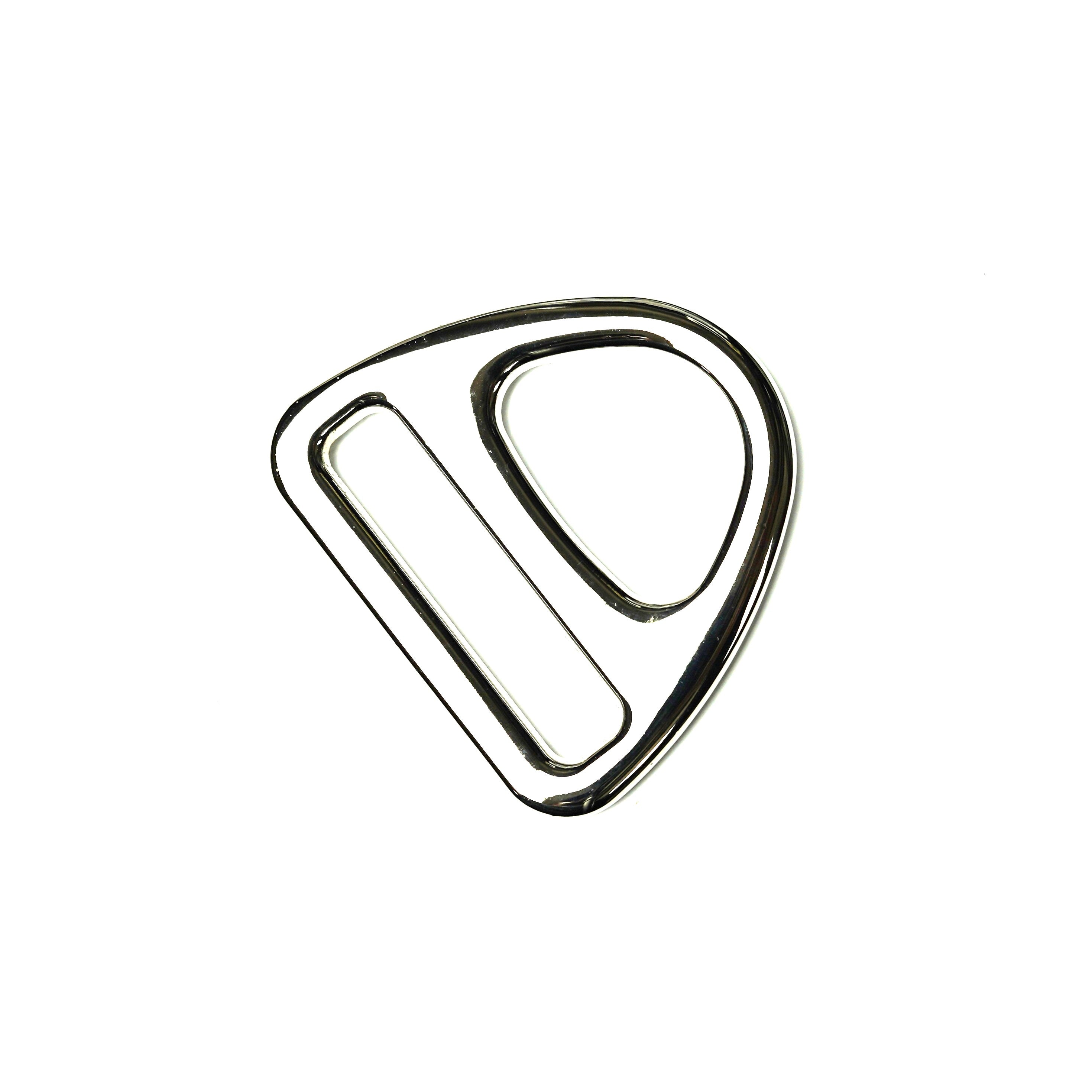 M8Tex Steel Triangle D-Ring 2" 50mm Nickel