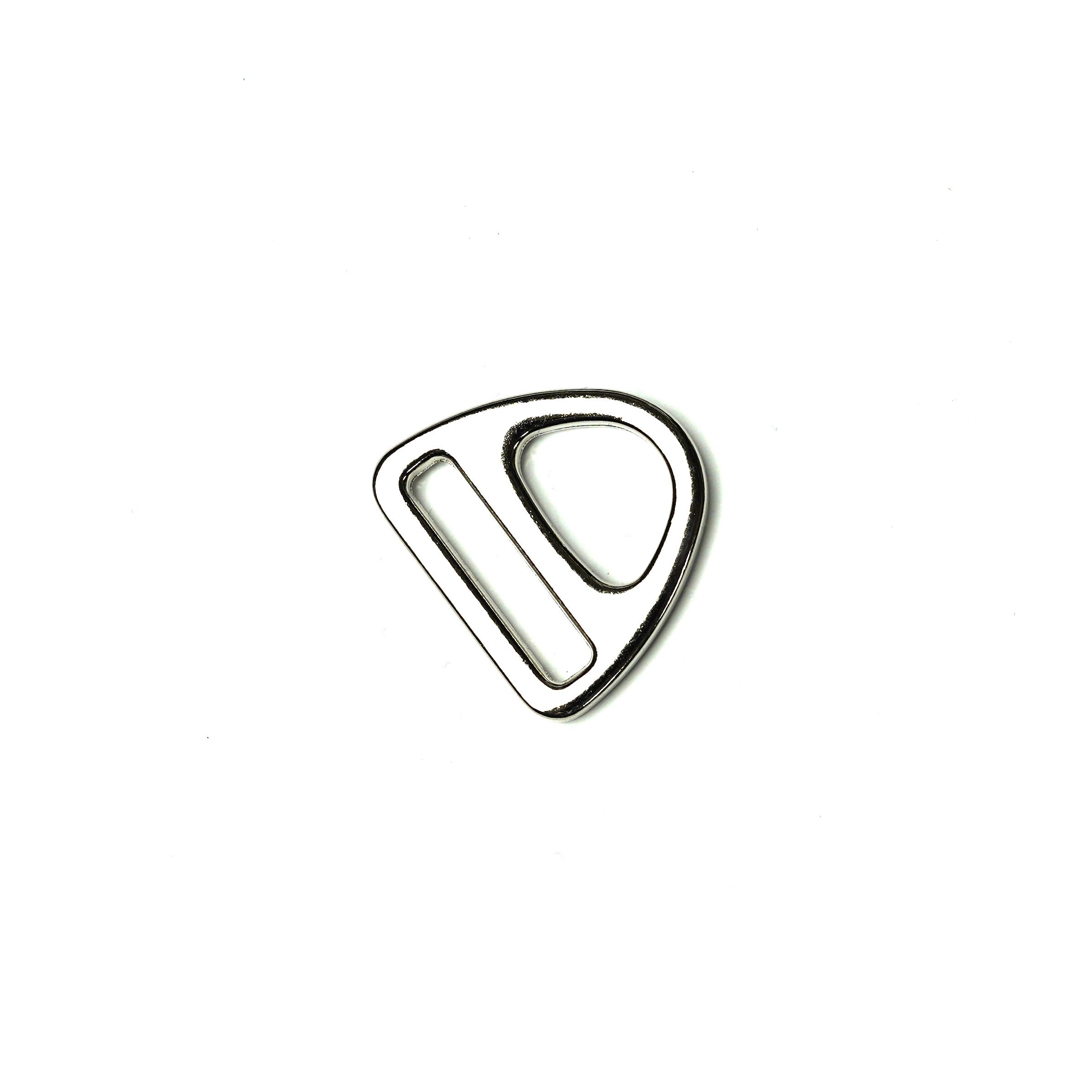 M8Tex Steel Triangle D-Ring 1.5" 40mm Nickel
