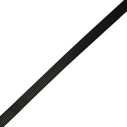 MIL-W-5625 Tubular Nylon Webbing - Black 1/2" / 12.7mm Wide