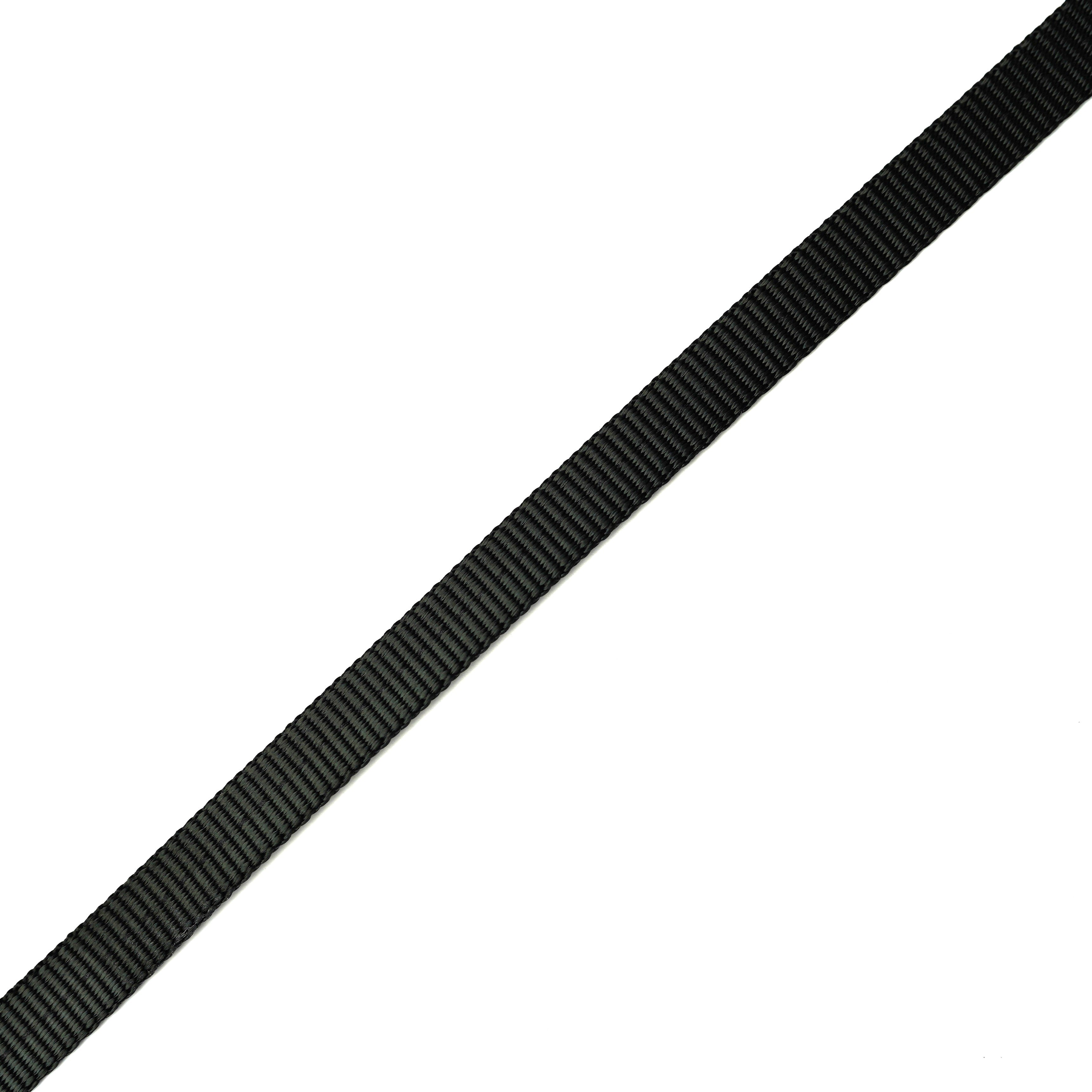 MIL-W-5625 Tubular Nylon Webbing - Black 1/2" / 12.7mm Wide