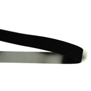 1" / 25mm Double Sided Hook and Loop Black per Metre