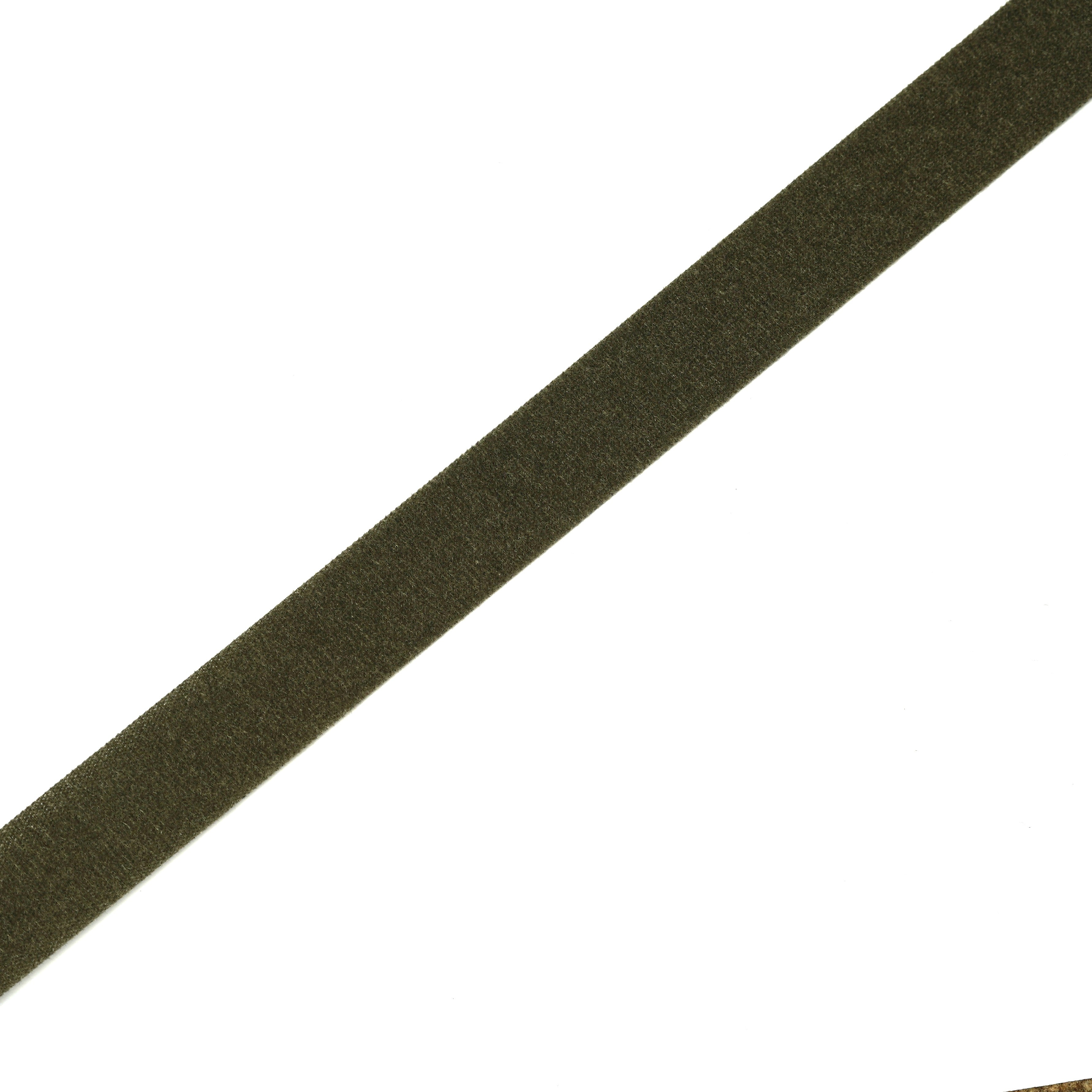 1" / 25mm Double Sided Hook and Loop Ranger Green per Metre