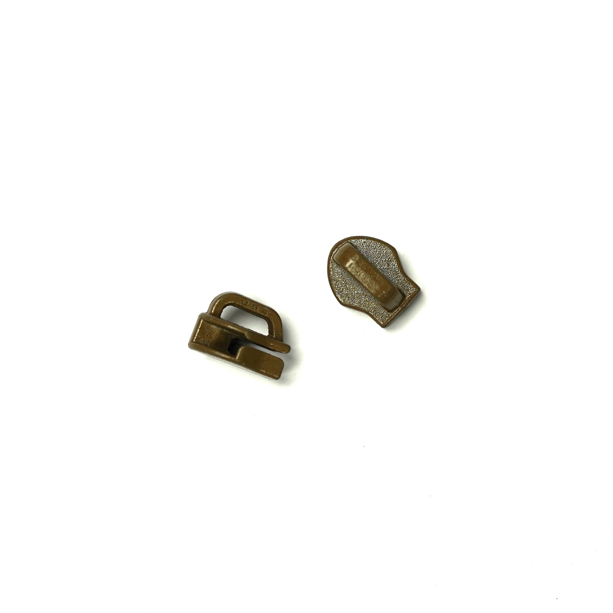 #9 IDEAL Coyote Brown REVERSE Zipper Pulls