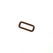 M8Tex Metal Rectangular Loop 25mm x 8mm Brown