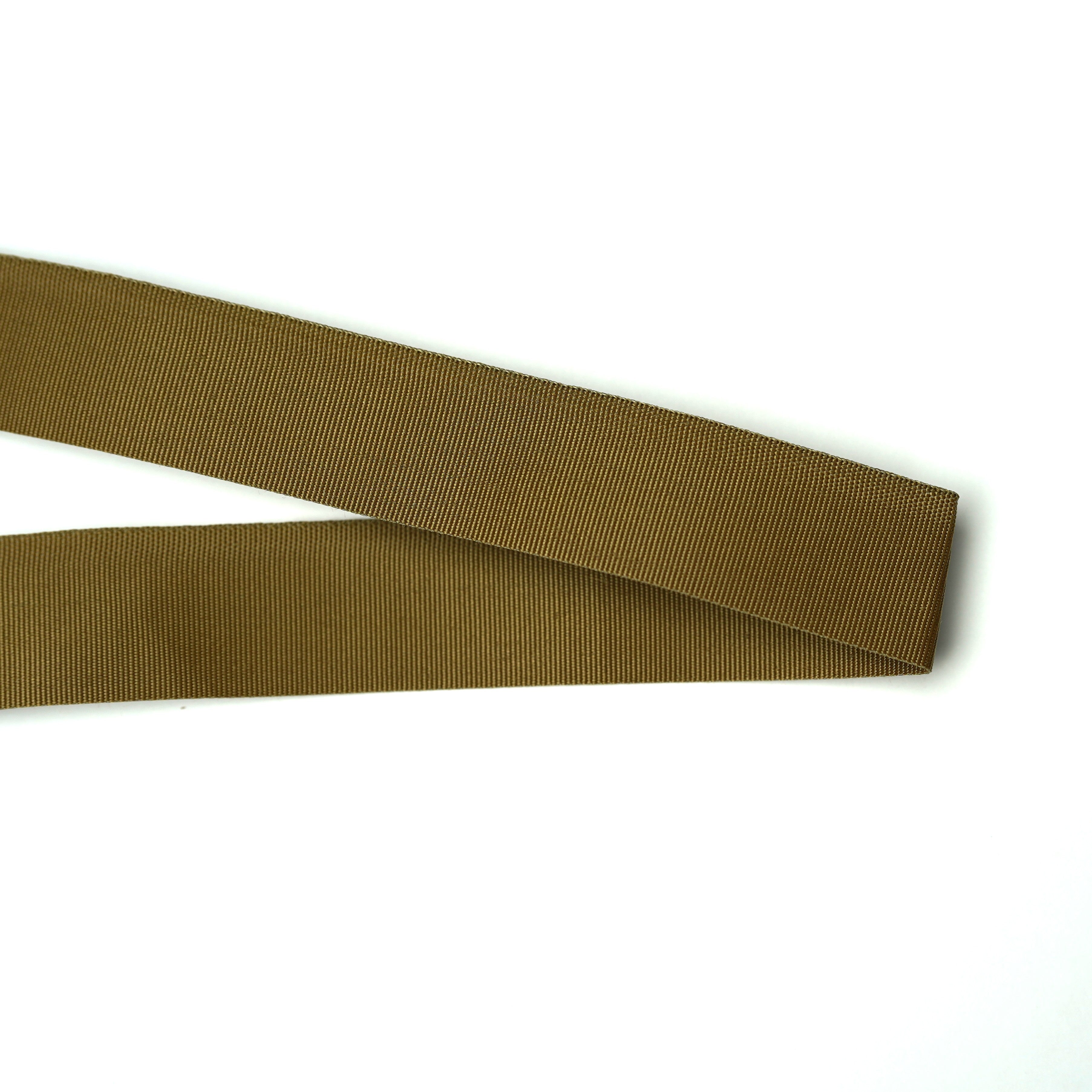 MIL-T-5038 Nylon Grosgrain Binding 1" Coyote Brown