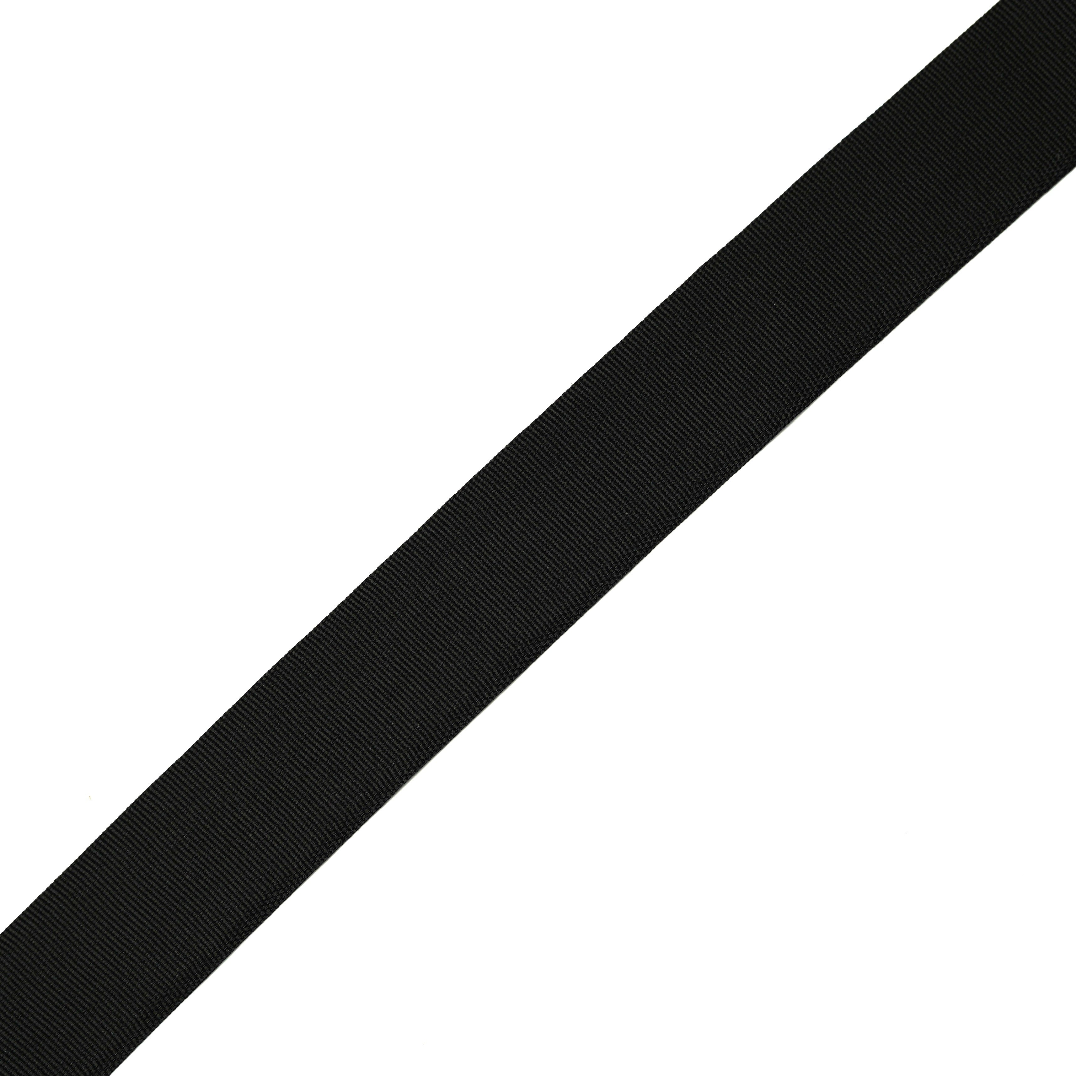 MIL-T-5038 Nylon Grosgrain Binding 1" Black