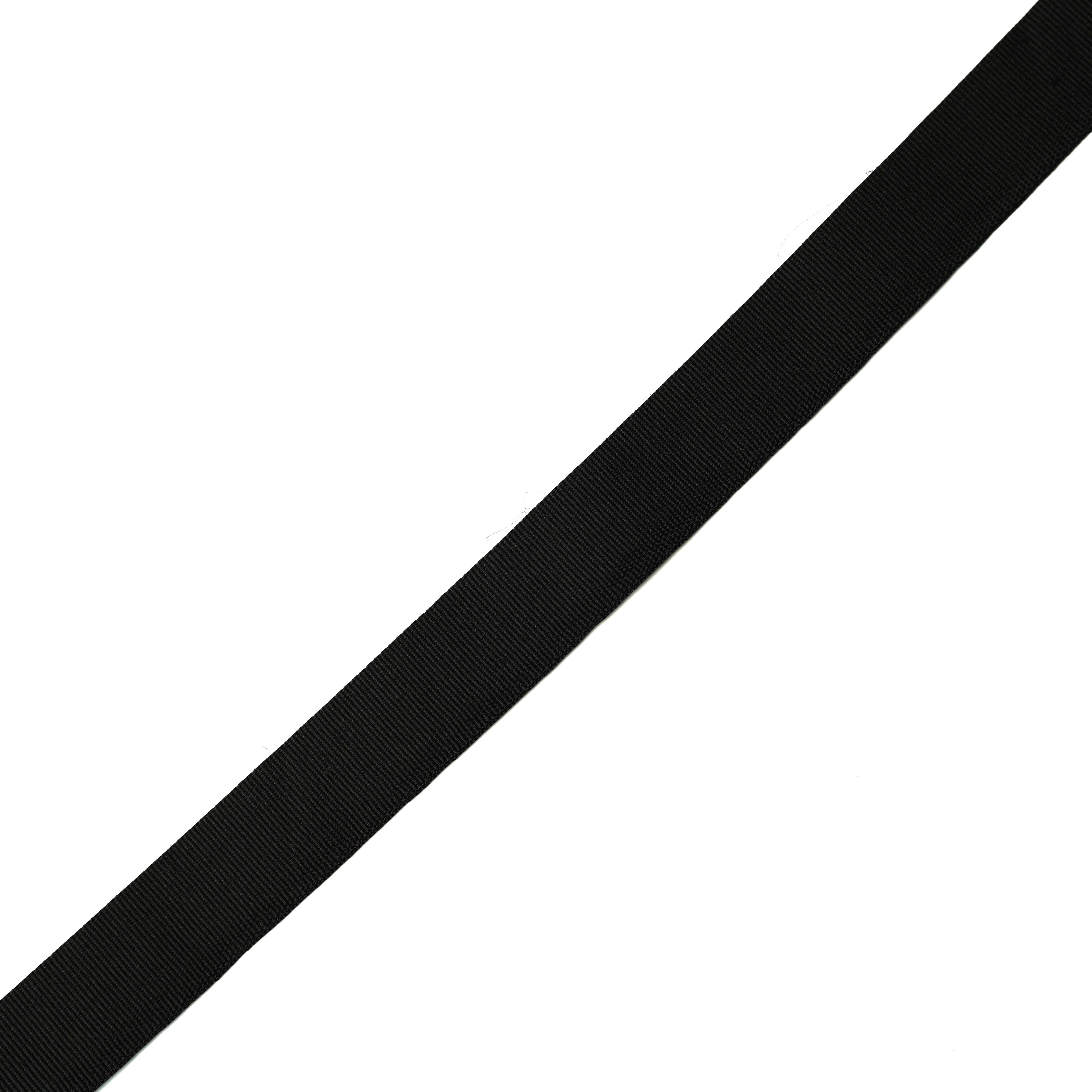 MIL-T-5038 Nylon Grosgrain Binding 3/4" Black