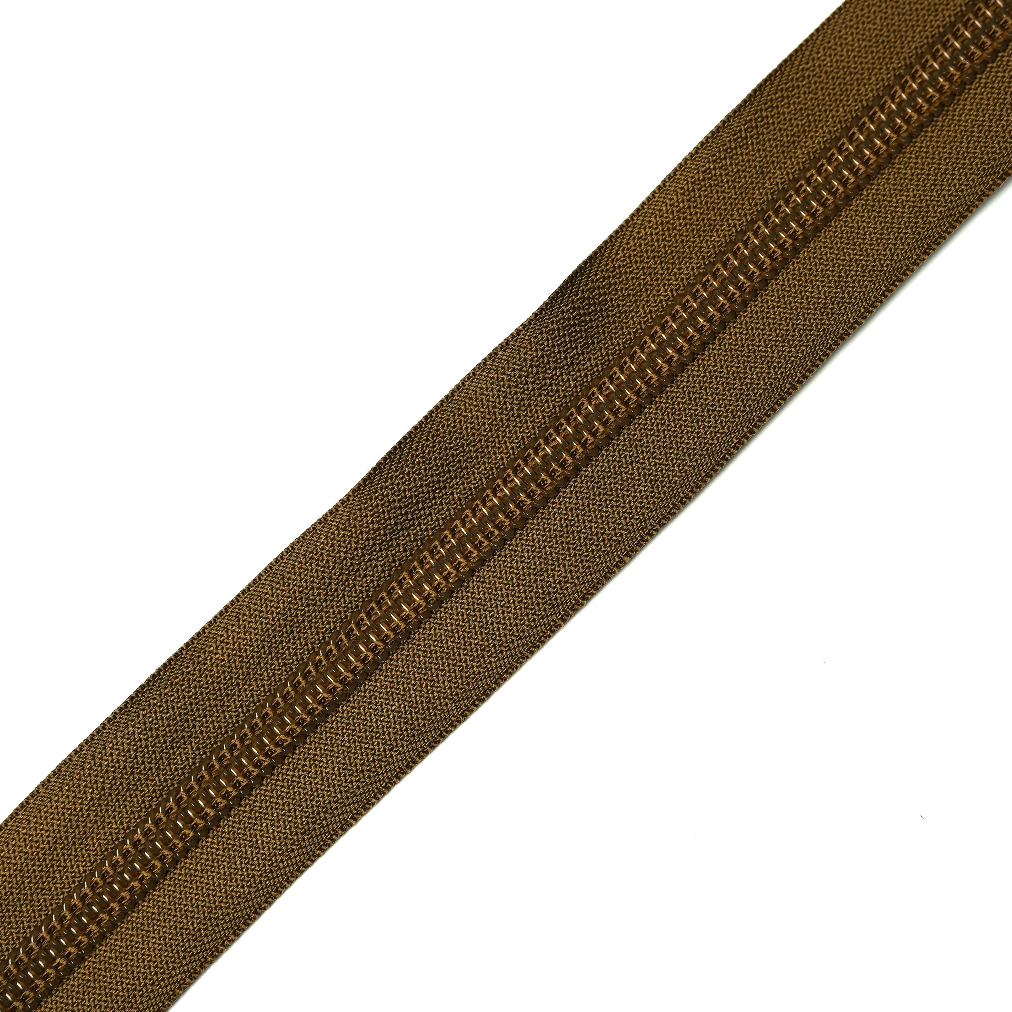 IDEAL #9 Mil-Spec Continuous Coil Zipper Marpat Coyote Brown per Metre