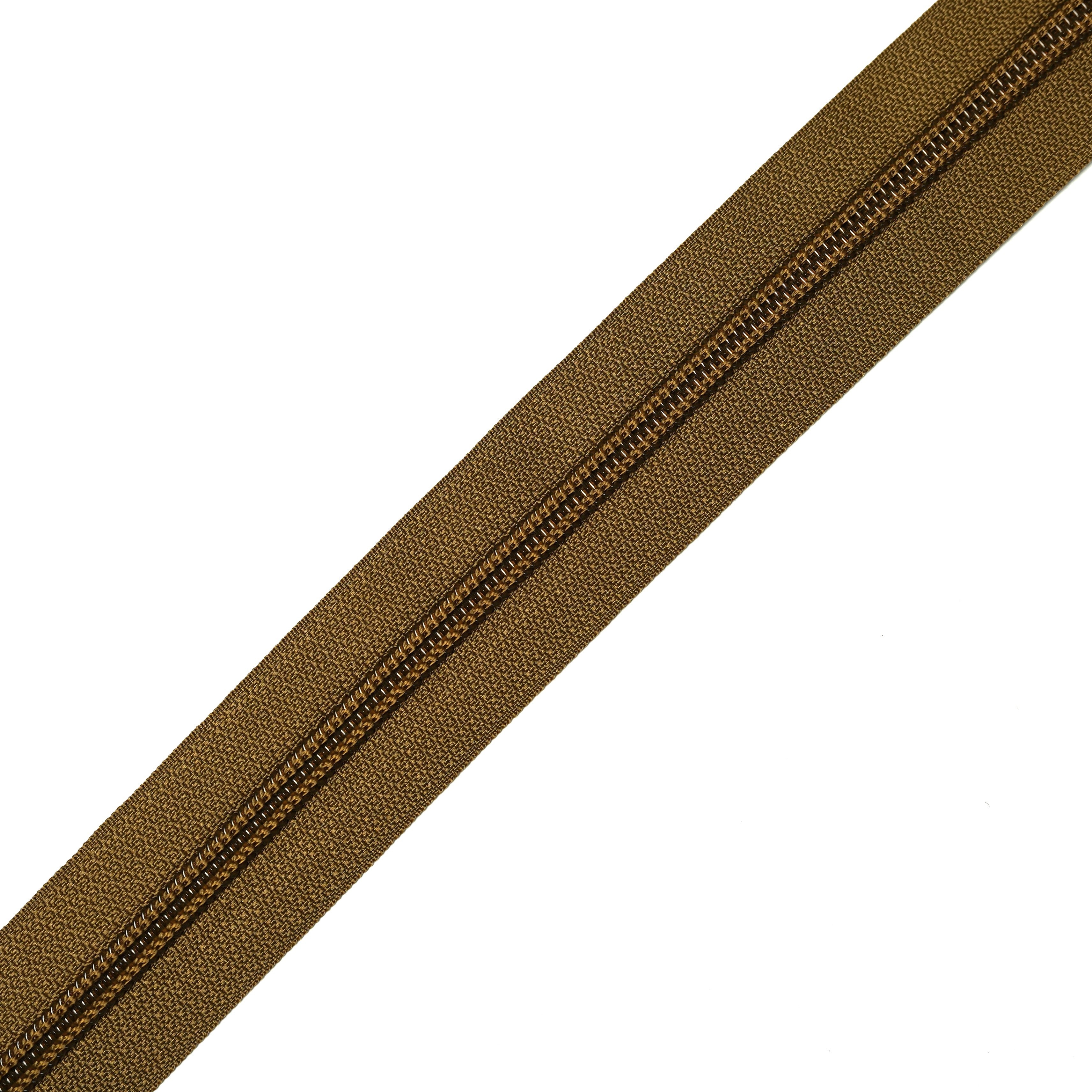 IDEAL #5 Mil-Spec Continuous Coil Zipper Marpat Coyote Brown per Metre