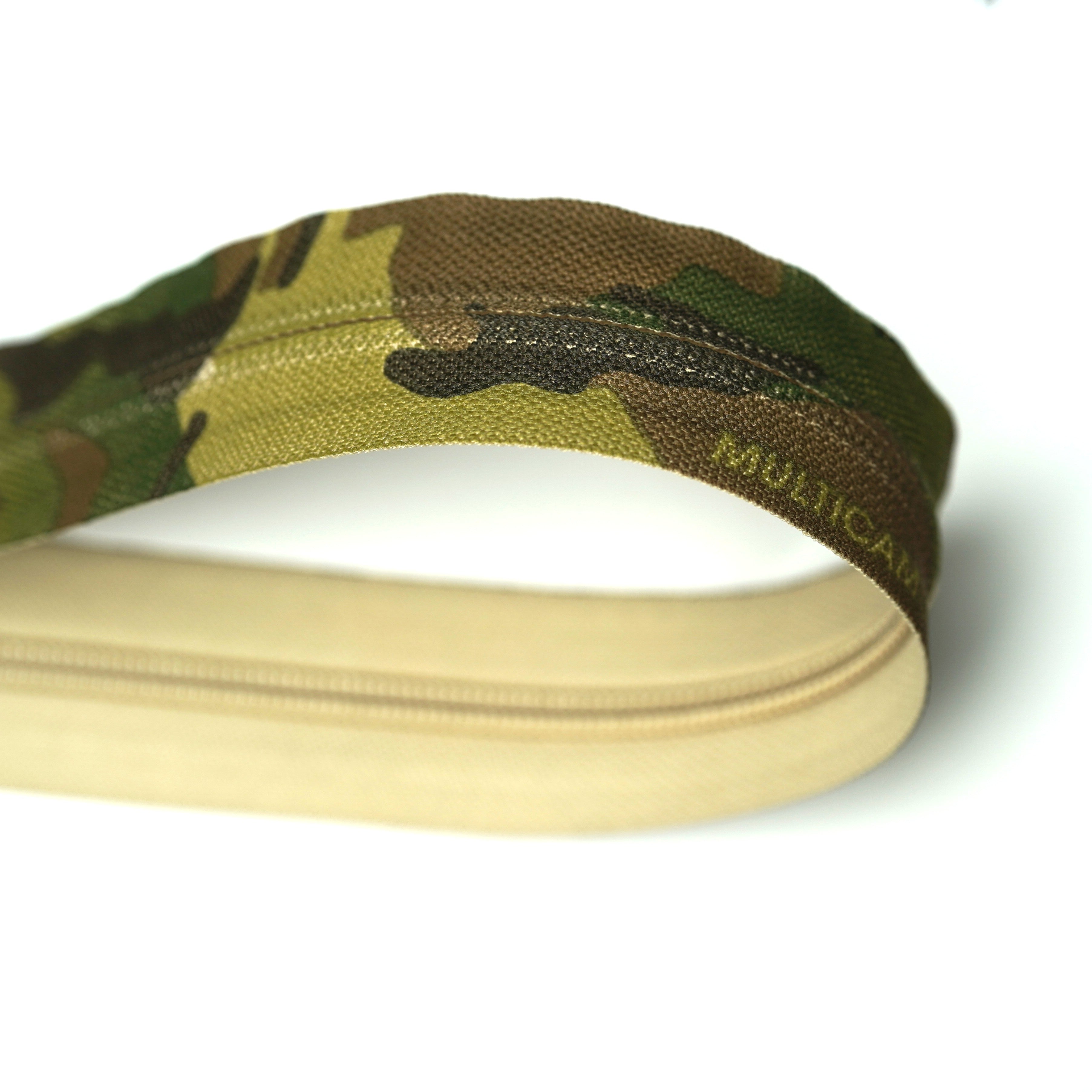 #8 YKK Multicam Zipper by the Metre