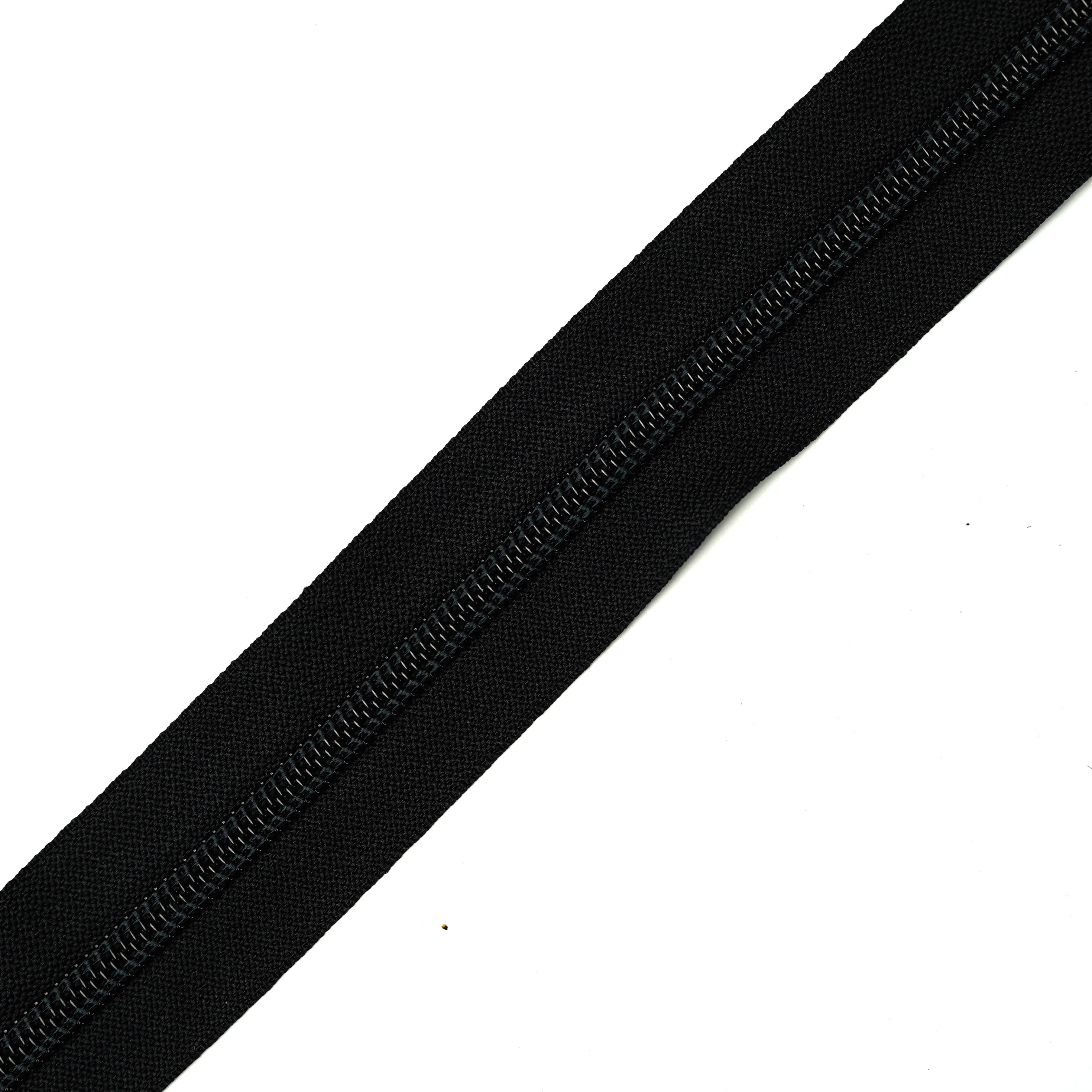 IDEAL #5 Mil-Spec Continuous Coil Zipper Black per Metre