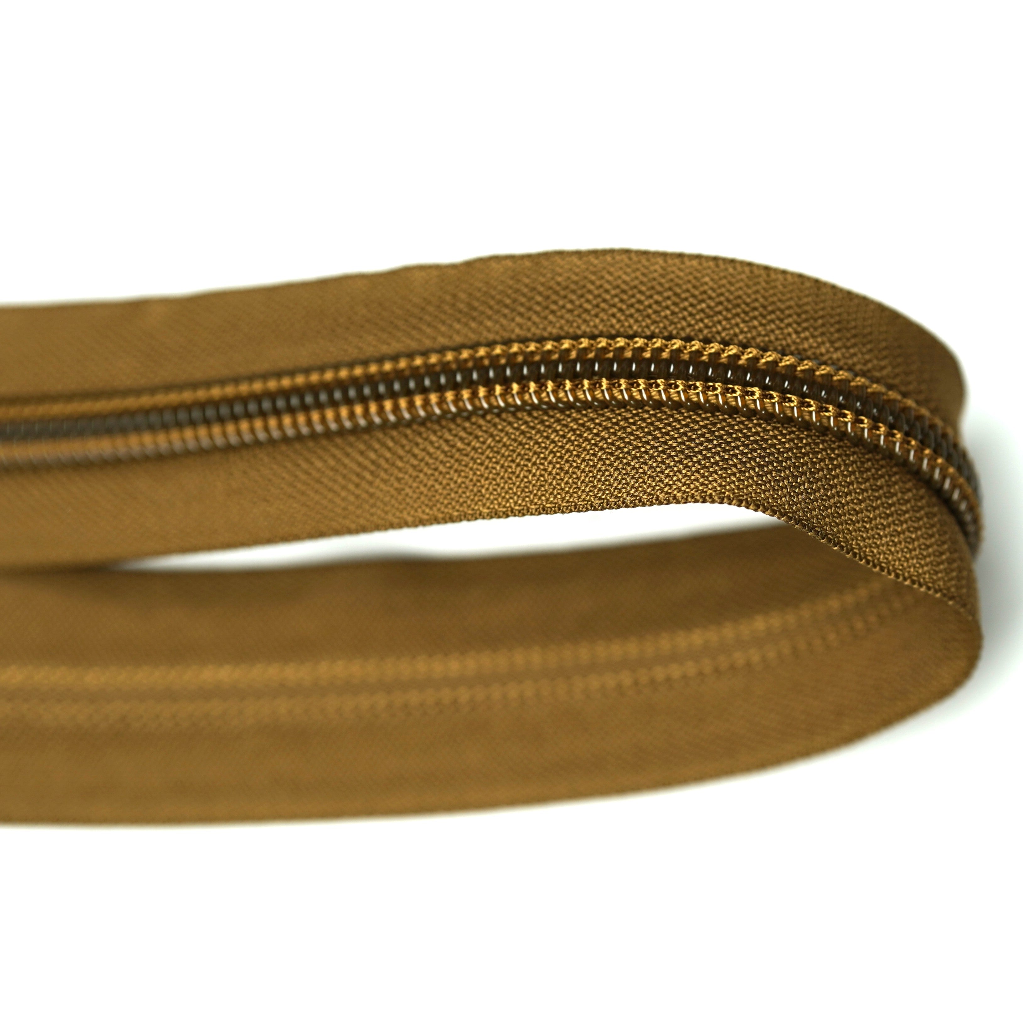 IDEAL #10 Mil-Spec Continuous Coil Zipper Marpat Coyote Brown per Metre