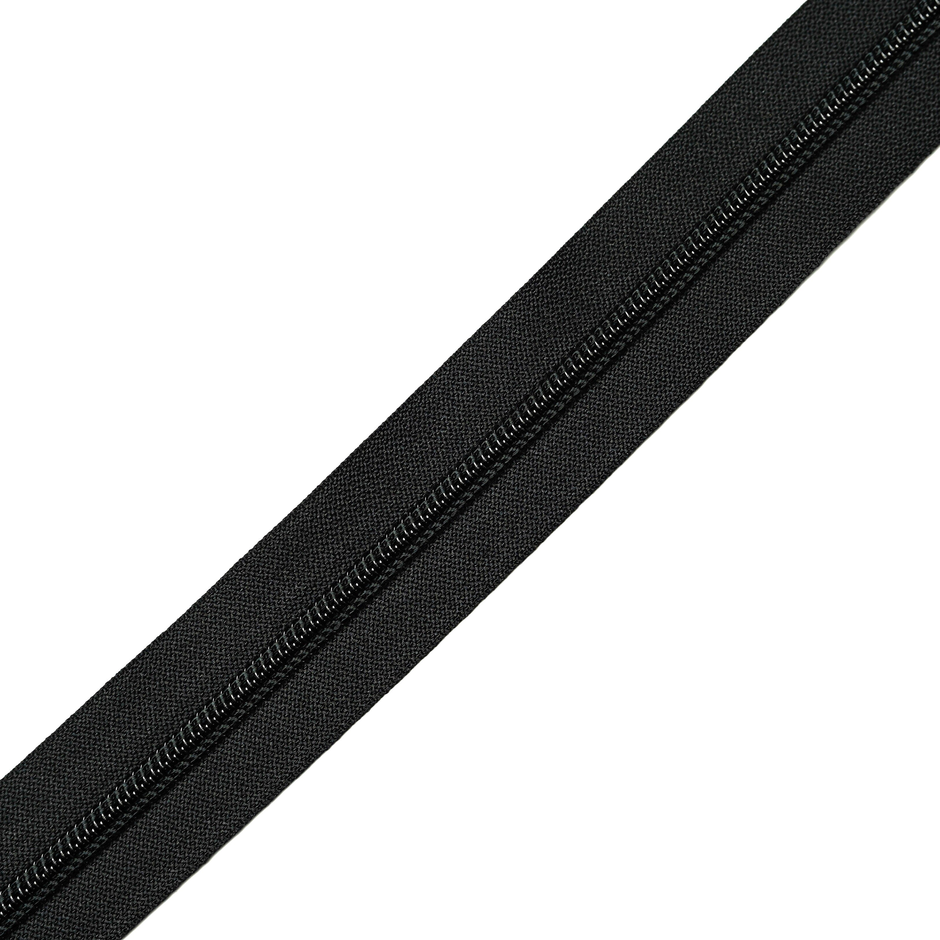 IDEAL #5 Mil-Spec Continuous Coil Zipper Black per Metre