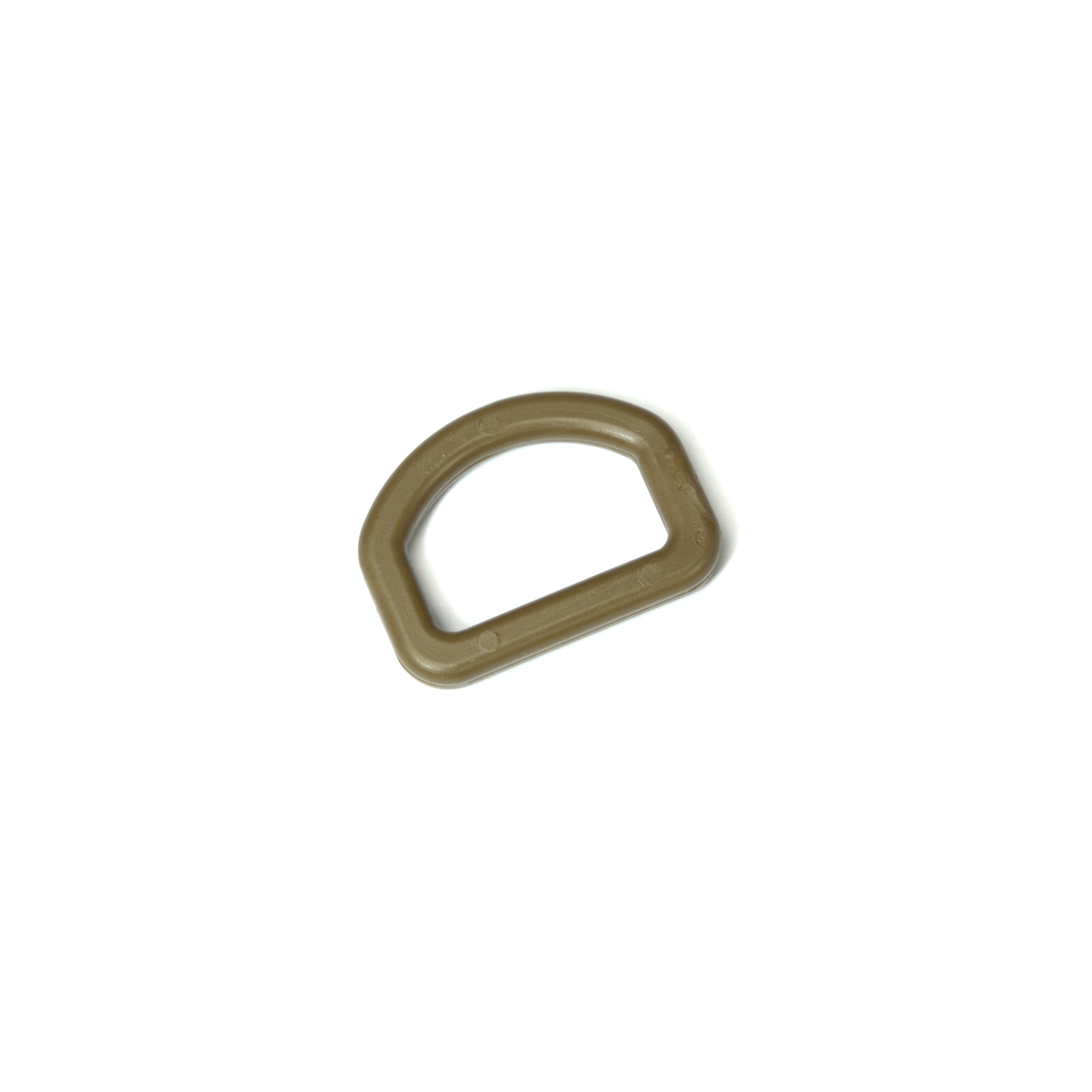 M8Tex 25mm Plastic D-Ring Coyote Brown 5pcs