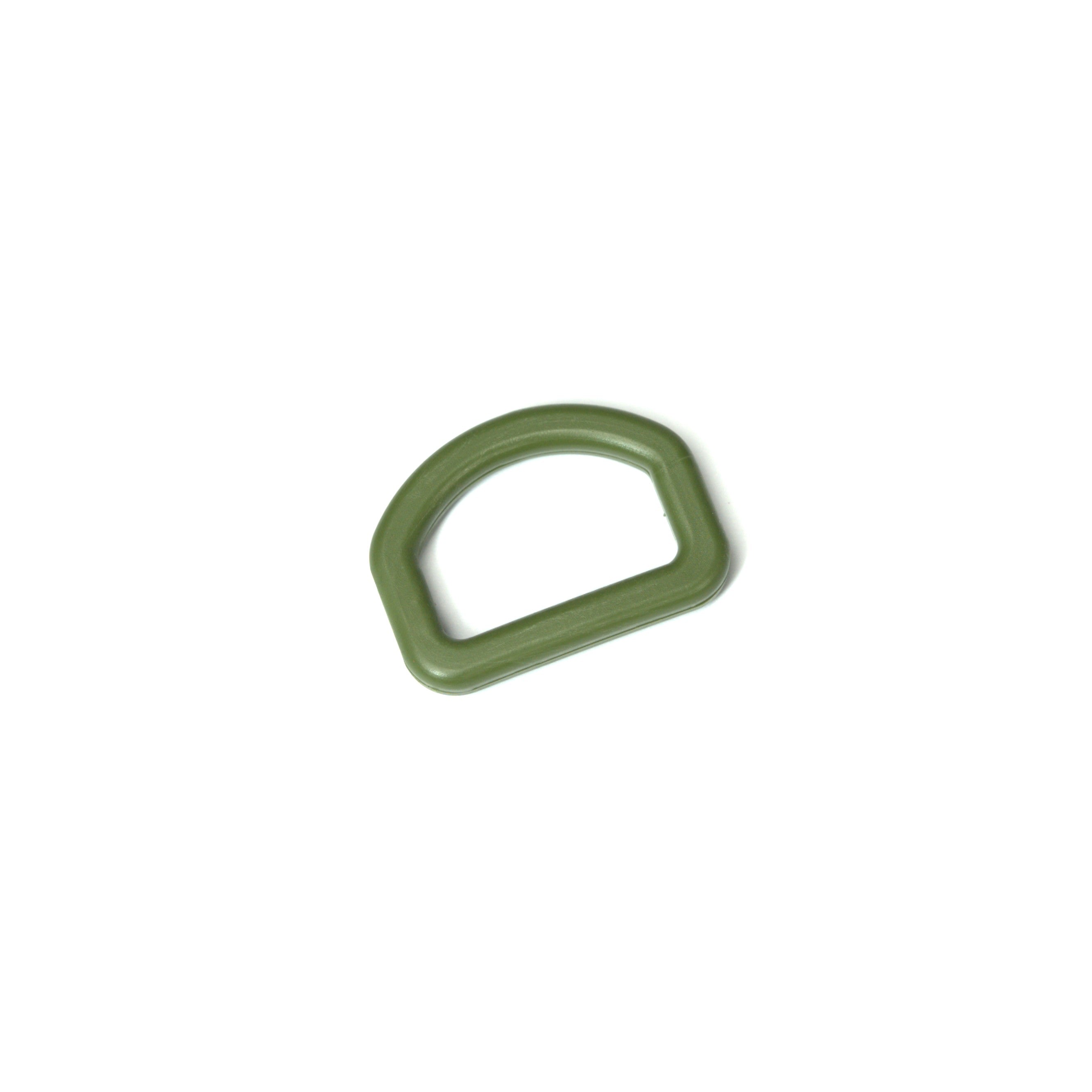 M8Tex 25mm Plastic D-Ring Olive Drab 5pcs