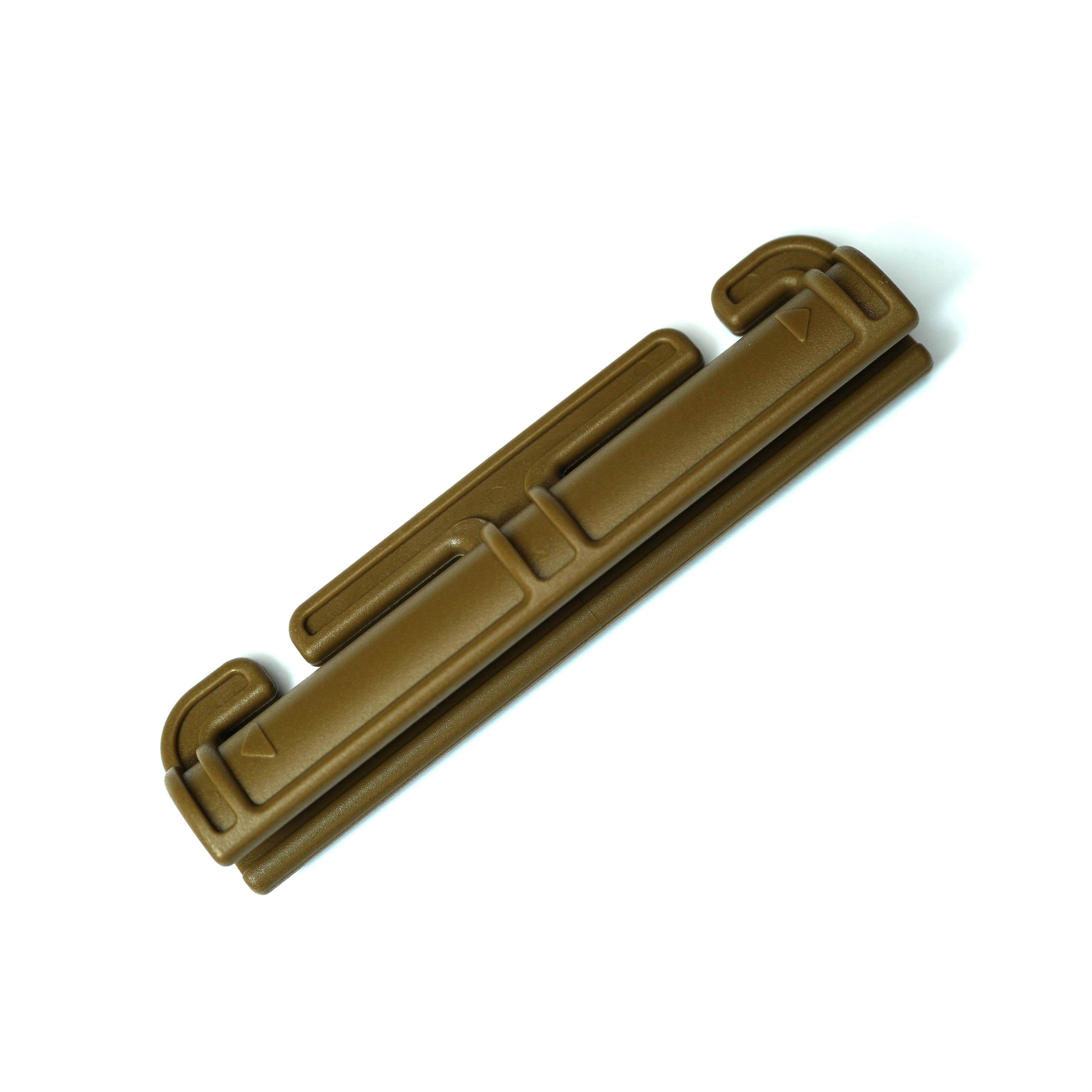 Duraflex Quick Attach Split Bar QR Buckle / Tubes V2 - Double Slot Female Only Coyote Brown
