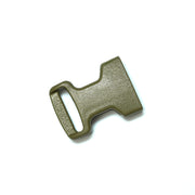 Tan 499 Fixed female buckle on whire background 