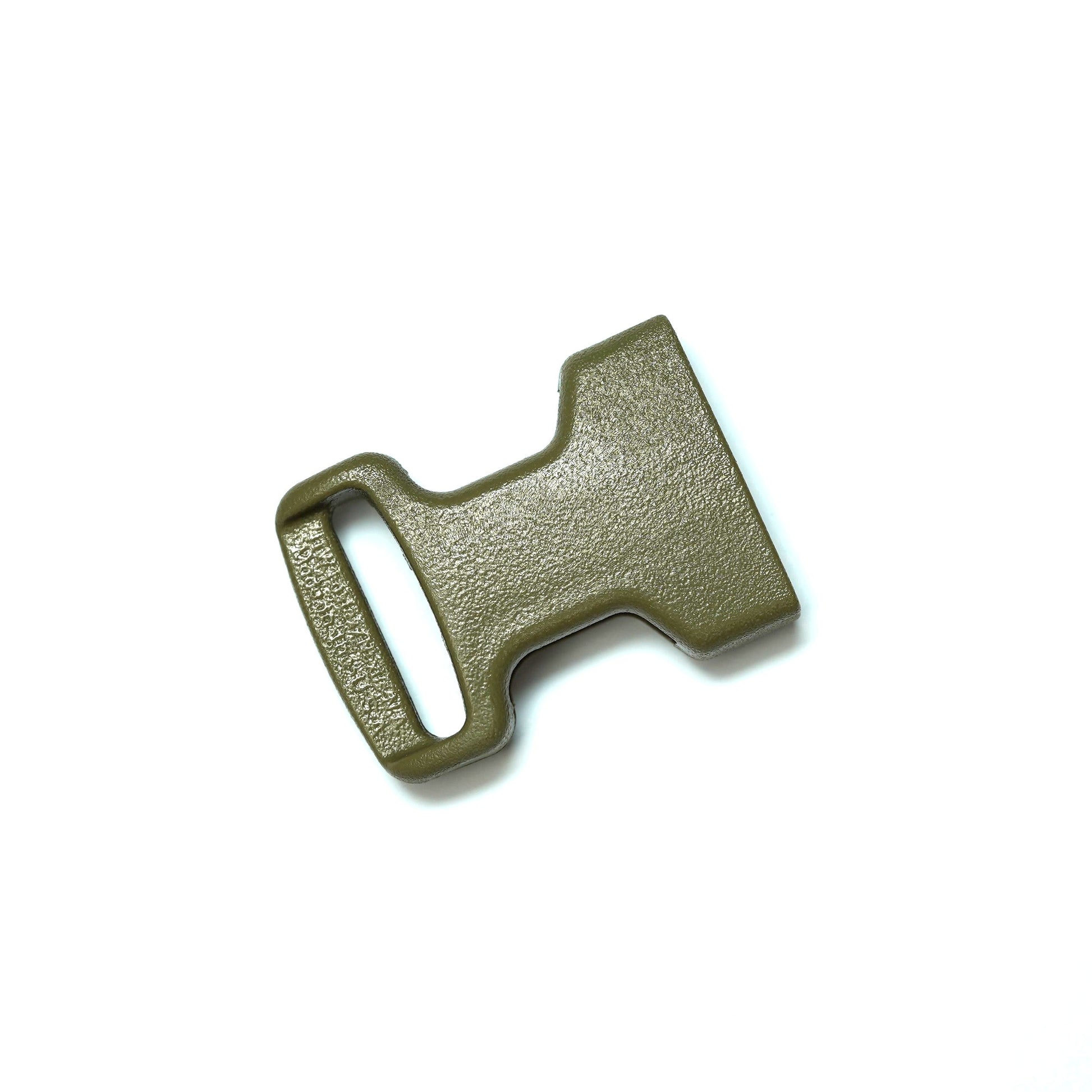 Tan 499 Fixed female buckle on whire background 