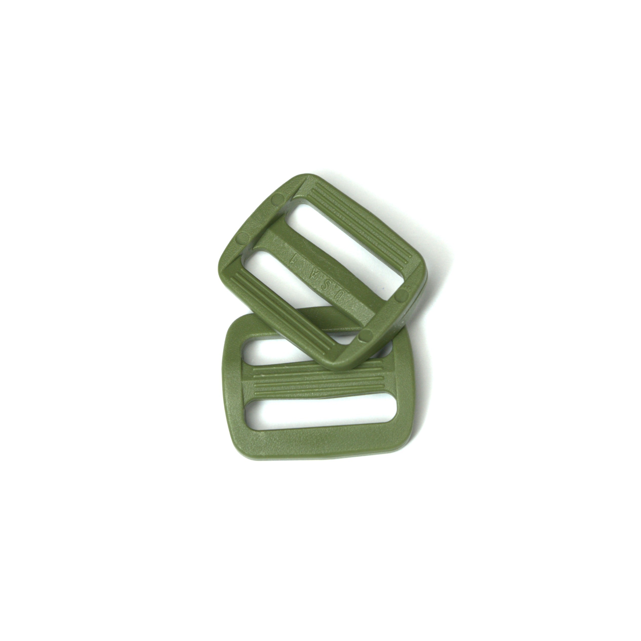 M8Tex 25mm Plastic Tri Glide Olive Drab 5pcs