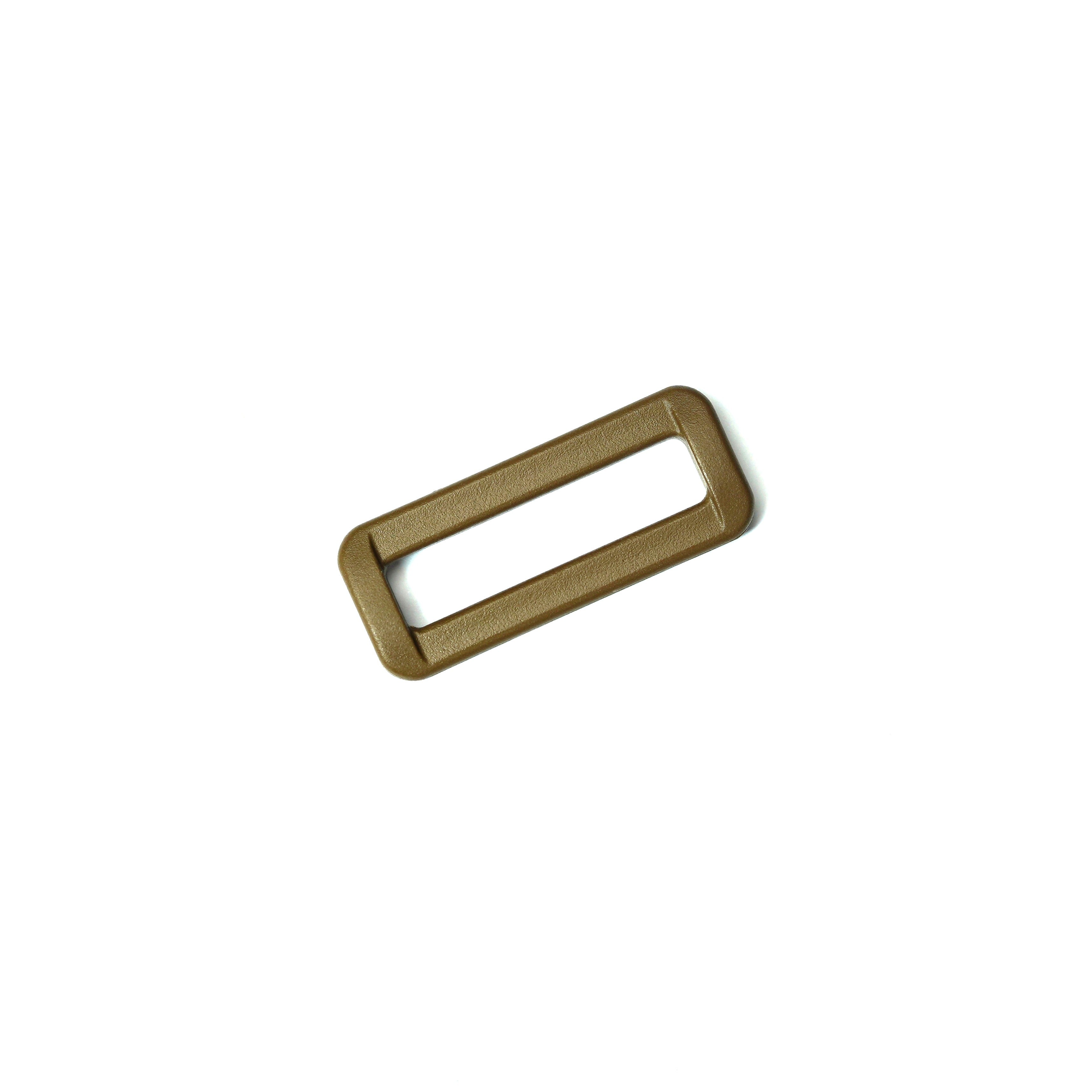 M8tex Rectangular Loop 1.5" / 38mm Coyote Brown 5pcs
