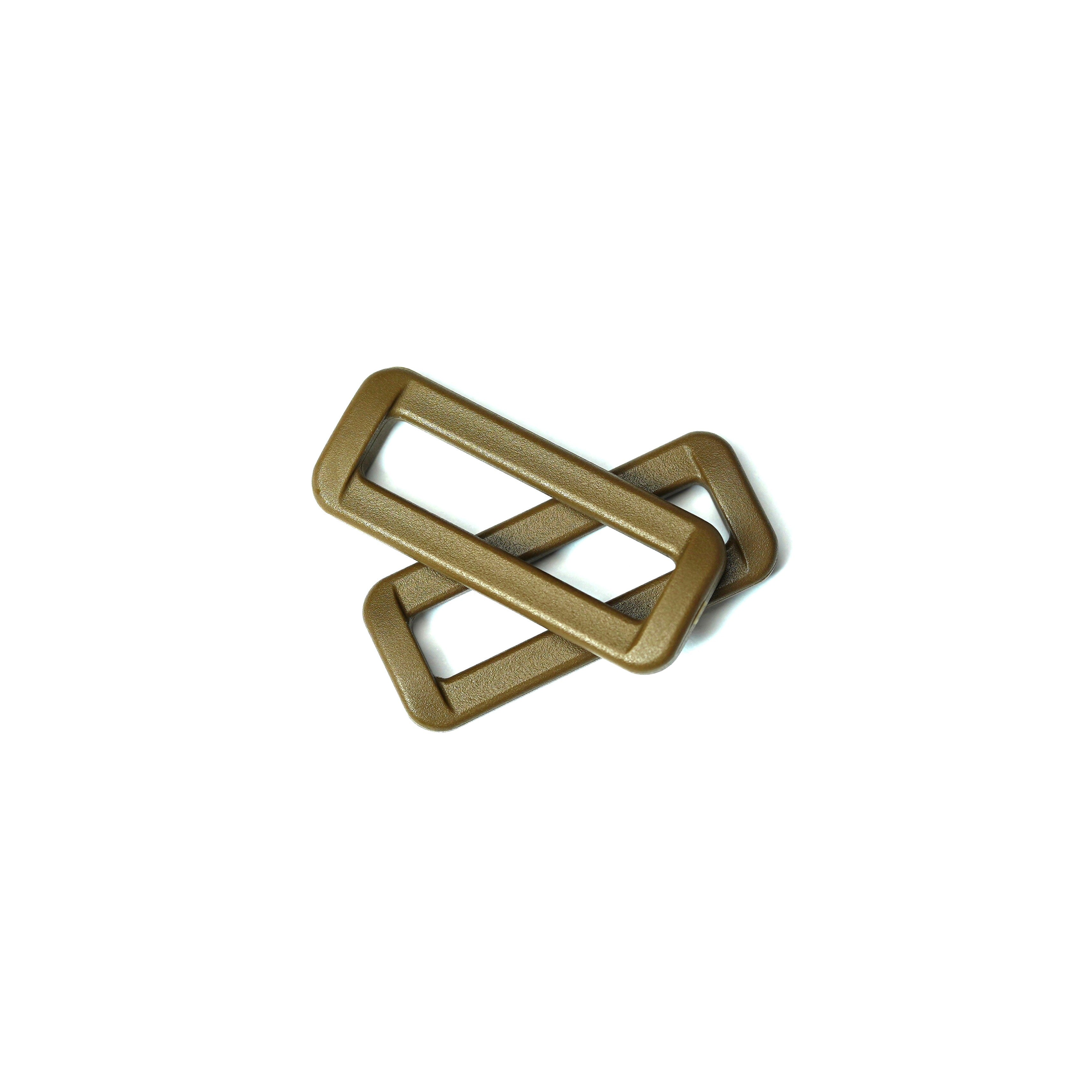 M8tex Rectangular Loop 1.5" / 38mm Coyote Brown 5pcs