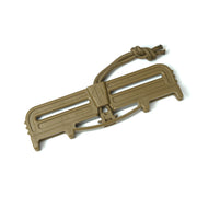 Duraflex Quick Release Buckle / Tubes V2 - Double Slot Male Only Coyote Brown