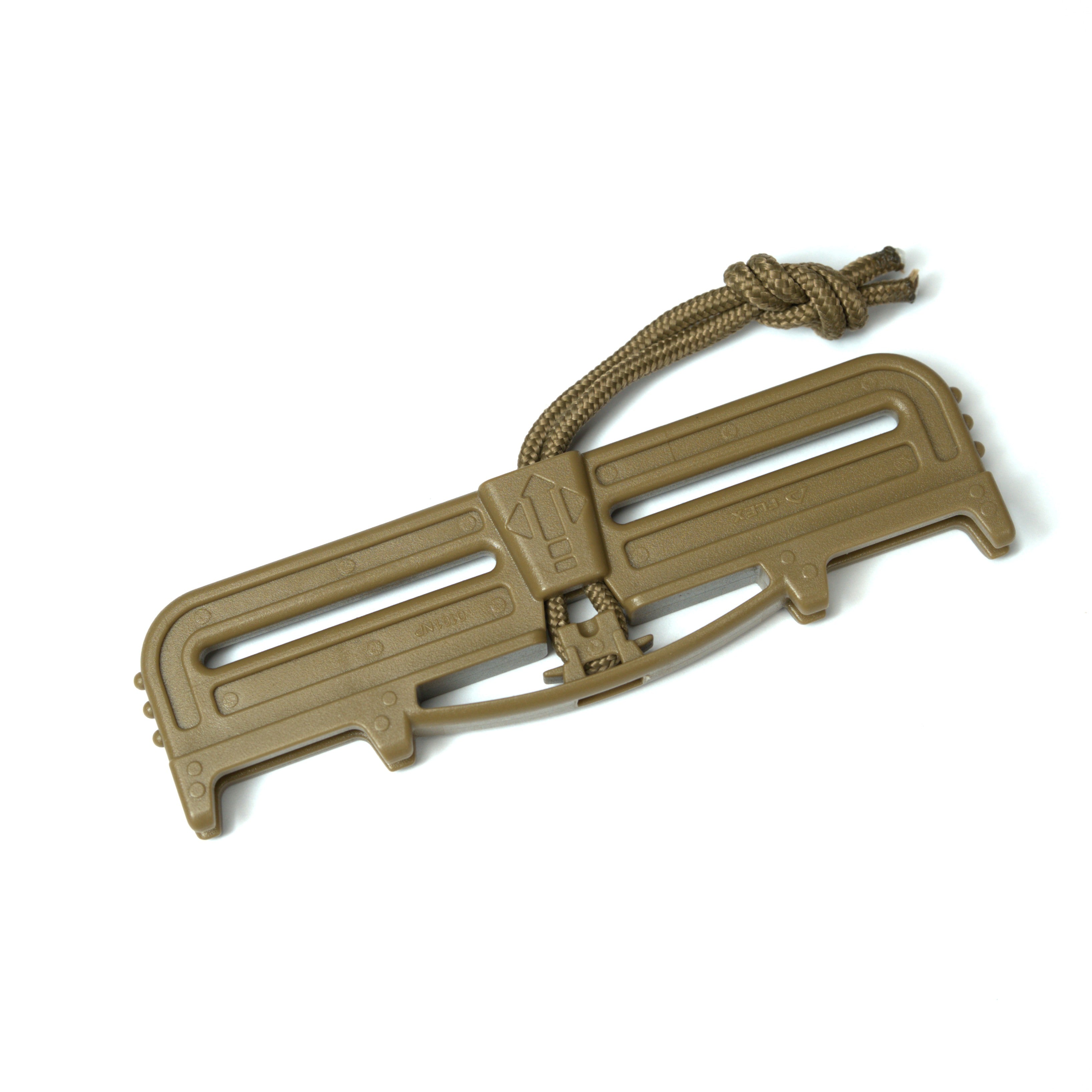 Duraflex Quick Release Buckle / Tubes V2 - Double Slot Male Only Coyote Brown