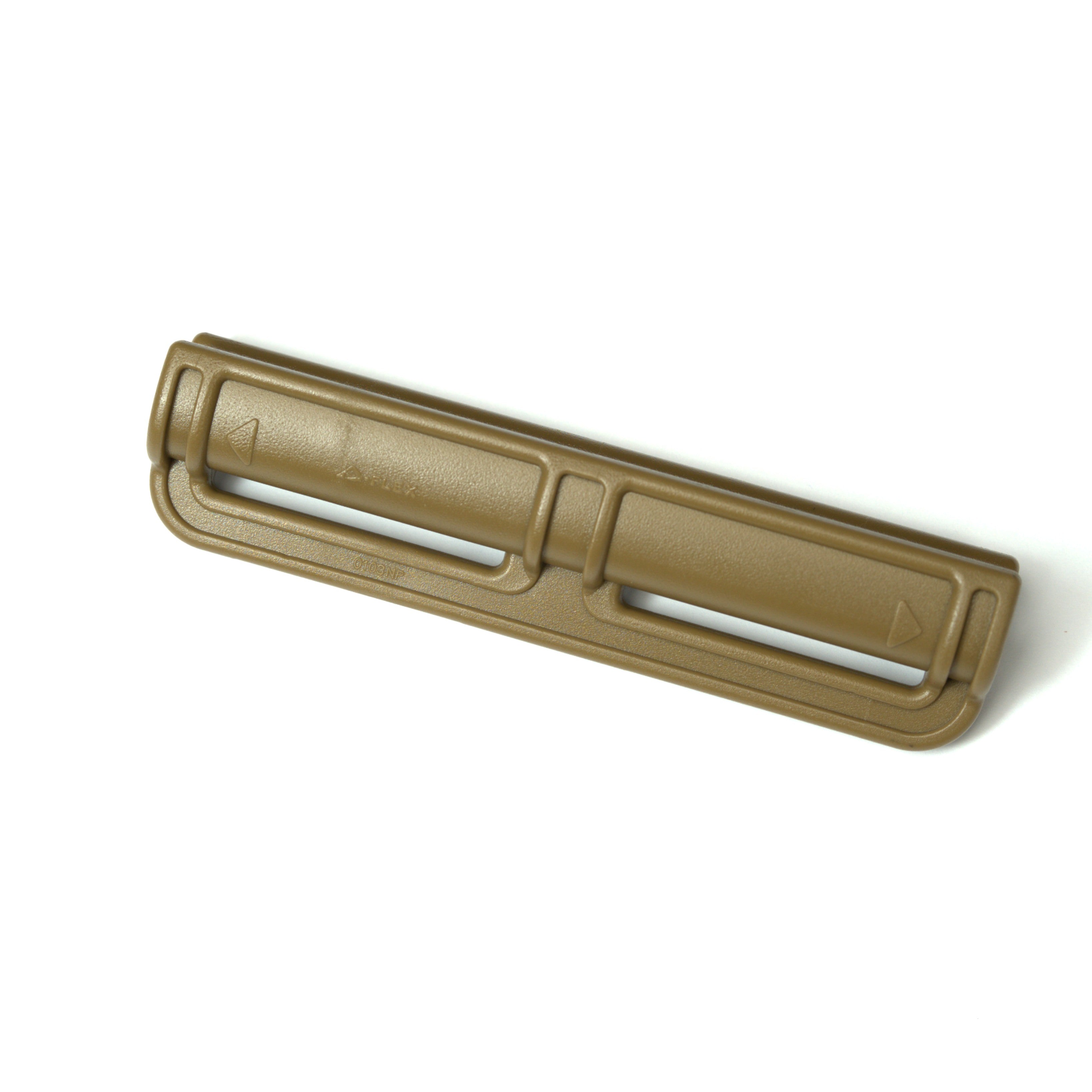Duraflex Quick Release Buckle / Tubes V2 - Double Slot Female Only Coyote Brown