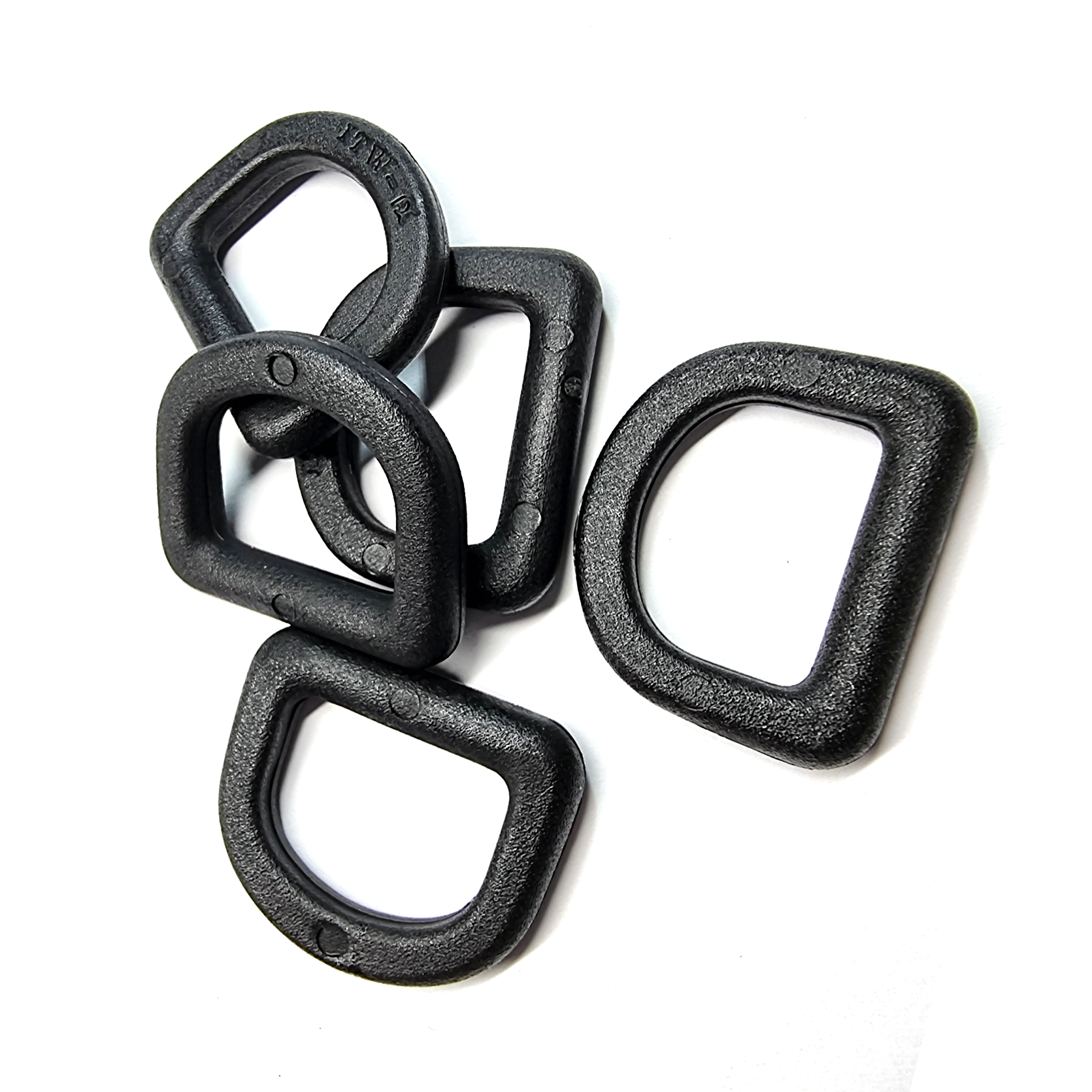 ITW Nexus D-Ring 0.75" / 19mm  Black 5pcs