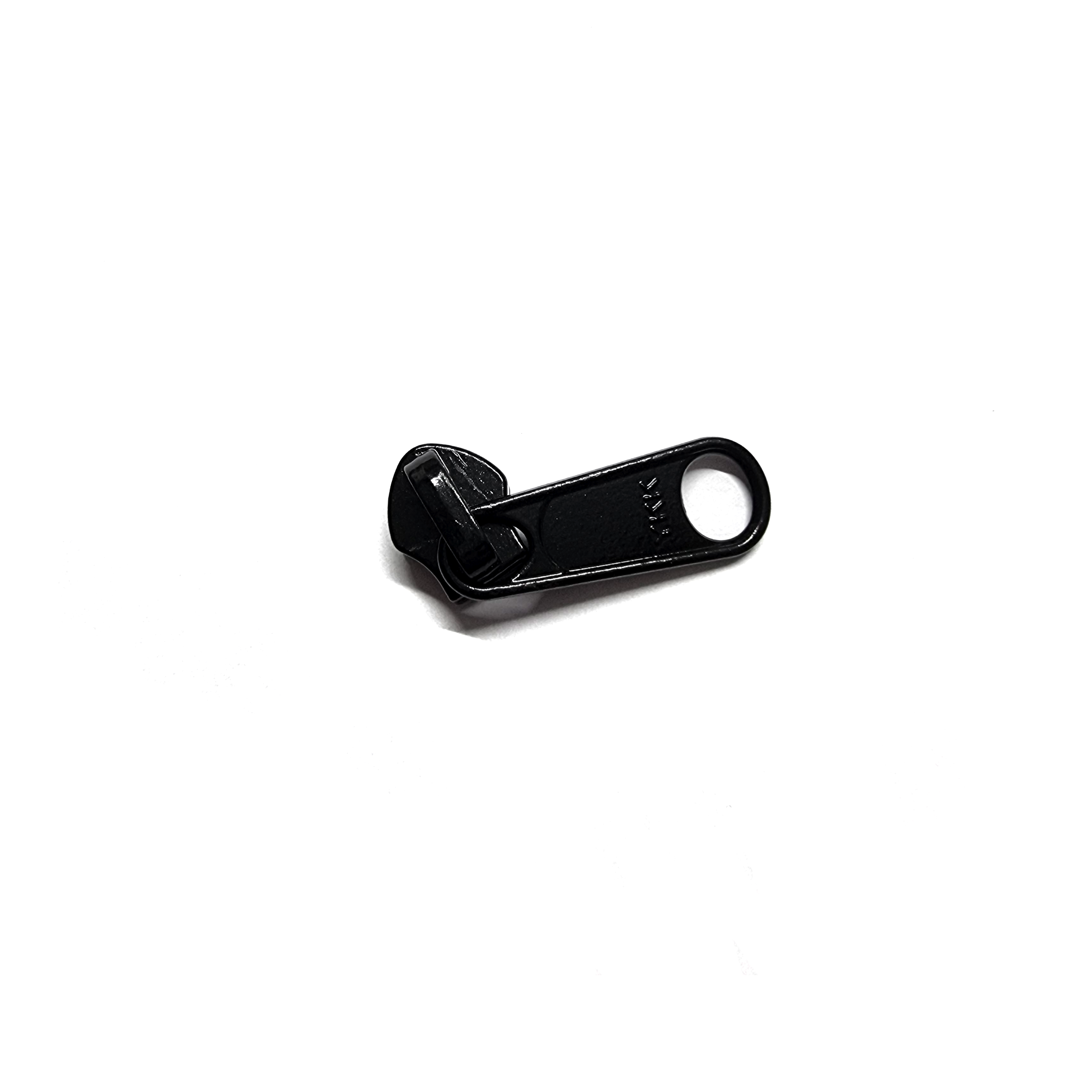 #8 YKK Reverse Zipper Pull With Pull Tab Black