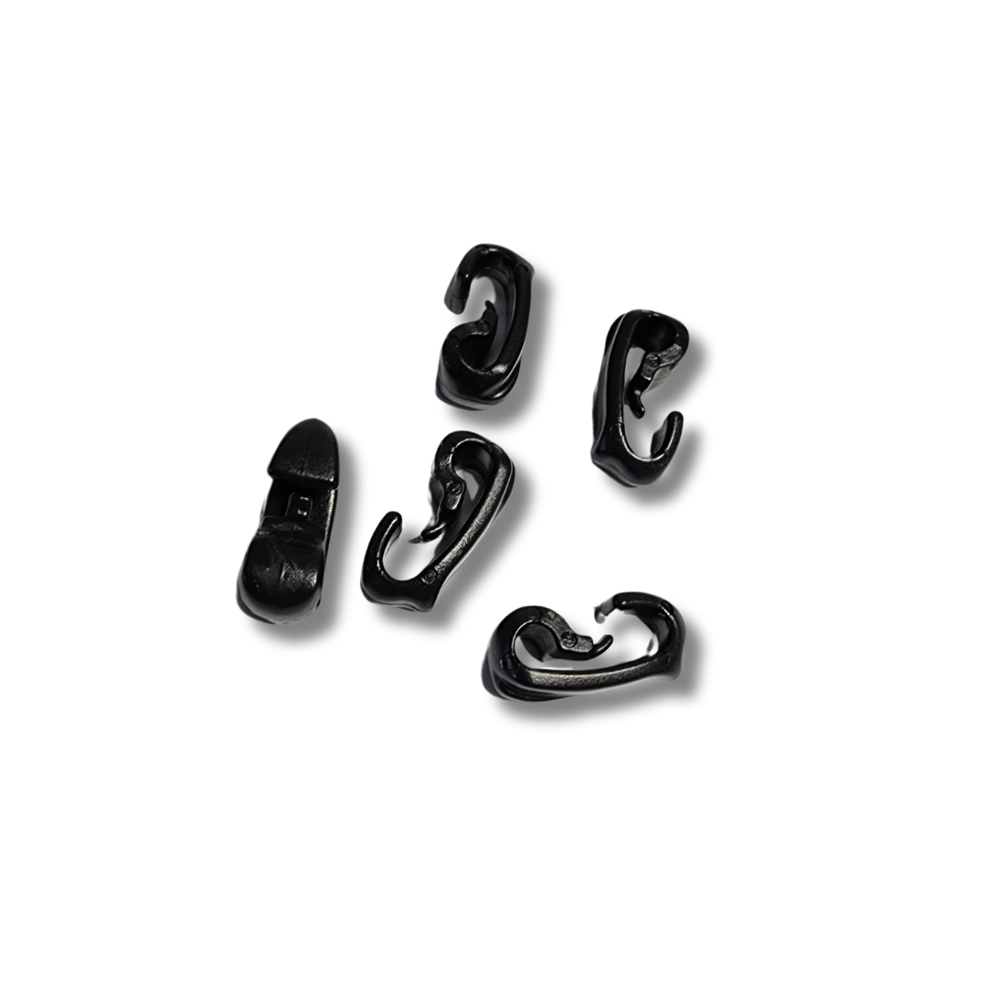 M8Tex Bungee Hook Black 5pcs
