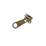 #10 YKK Zipper Pull Lockable With Pull Tab Tan 499