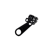 #10 YKK Zipper Pull Lockable With Pull Tab Black