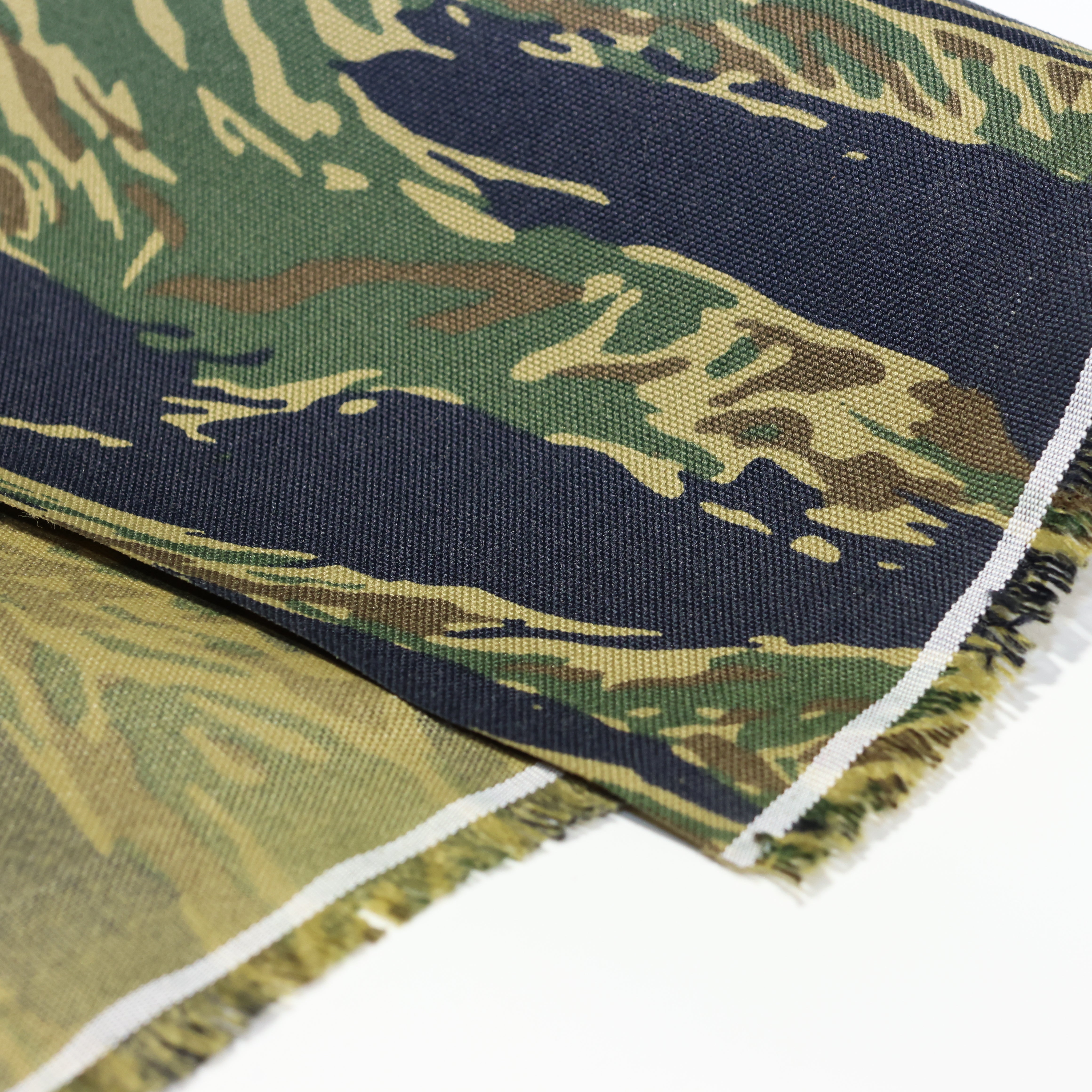500D Vietnam Tiger Stripe (Navy) Nylon by the Metre